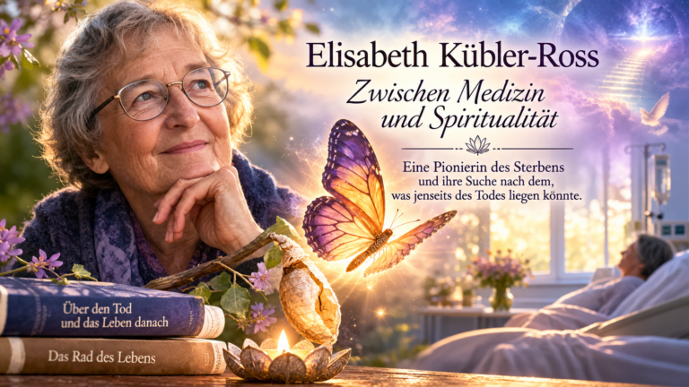 Elisabeth Kübler-Ross zwischen Medizin und Spiritualität – Schmetterling als Symbol für Tod und Transformation