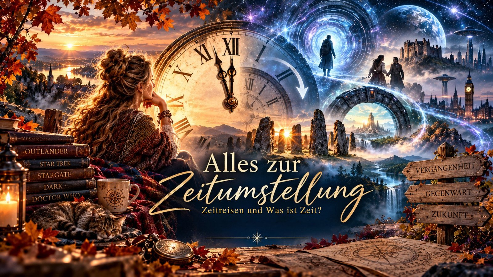 Zeitumstellung 2026 – Uhr, Zeitreisen und Vergangenheit, Gegenwart und Zukunft